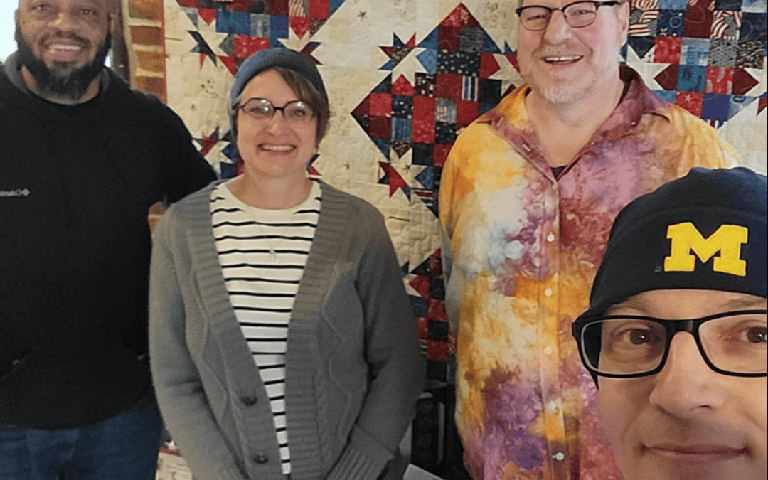 Combat Quilter and The Quilting Marine traveled to Iowa