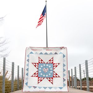Heart of America Quilt: The Heart of America Quilt by Fat Quarter Shop is a free pattern that meets the size and design requirements to be a Quilt of Valor.