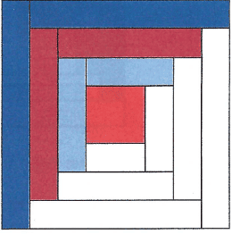 Quilt of Valor Log Cabin Tutorial