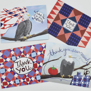 Ohio Star Note Cards by Deborah Fisher